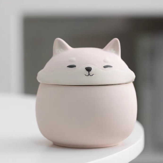 Pink Animal form pet urn